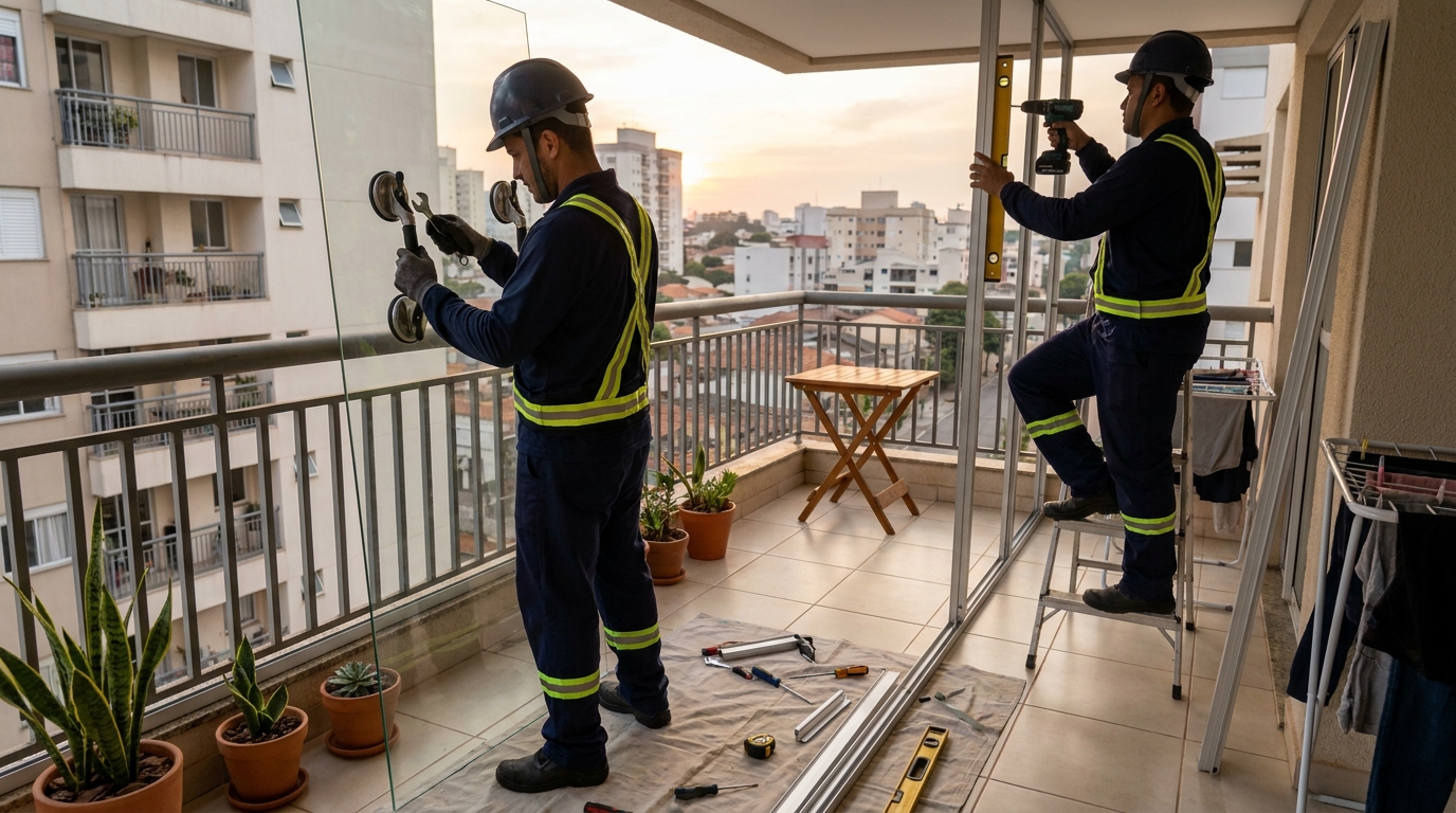 Divisórias em Vidro no Centro, Pelotas‑RS