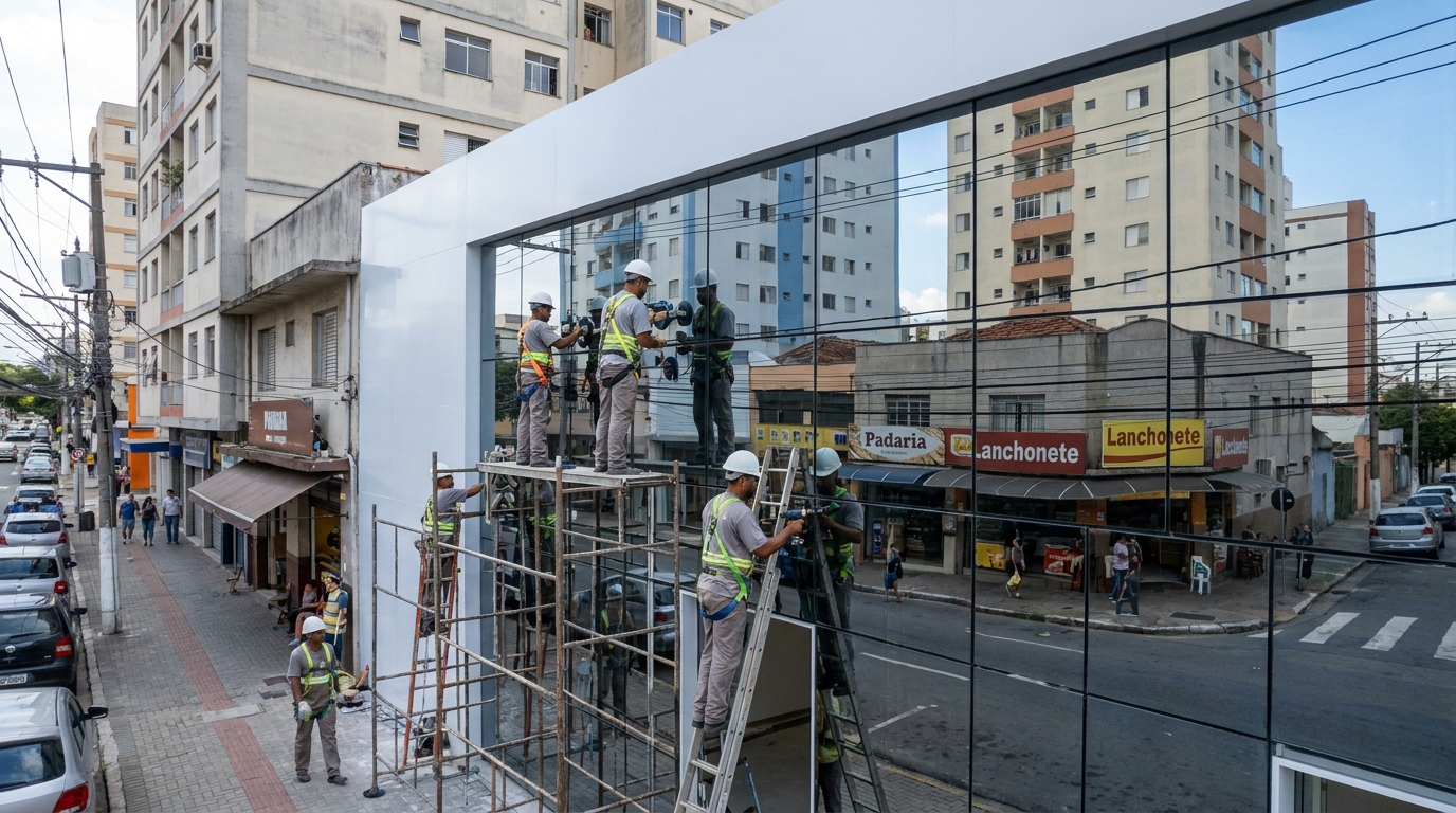 Fechamentos em Vidro no Centro, Pelotas‑RS