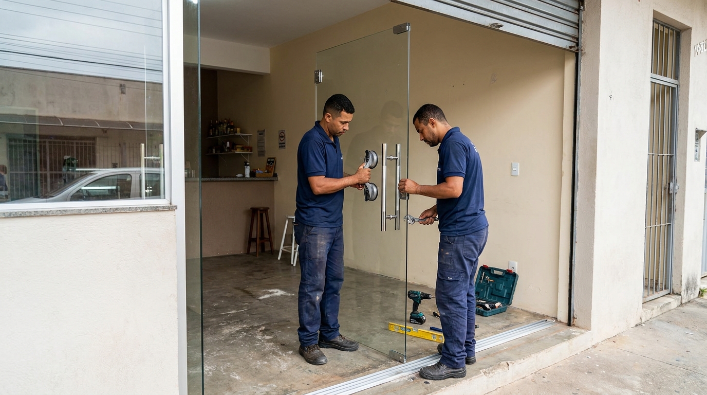 Portas em Vidro em Pelotas‑RS