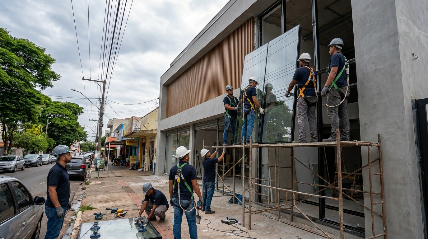 Fachada de Vidro em Pelotas‑RS