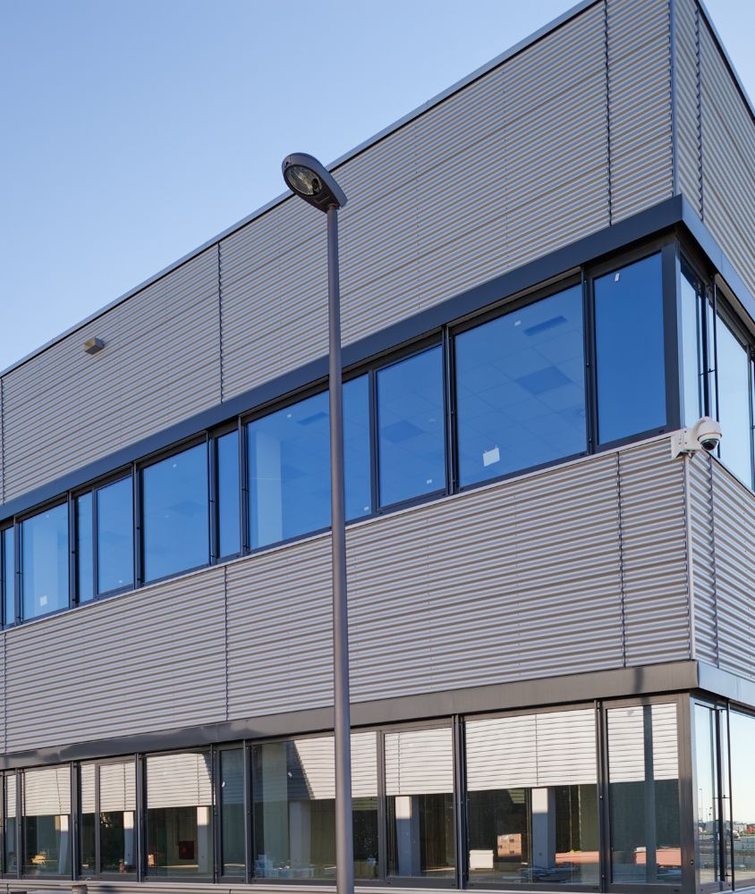 fachada de vidro em Pelotas